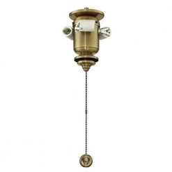 3-Light Antique Brass Ceiling Fan Bowl Fitter LED Light Kit by FANIMATION