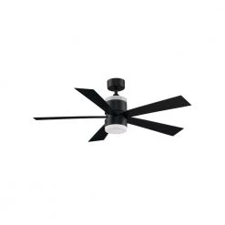 Torch 52 in. Integrated LED Black Ceiling Fan with Up and Down Light Kit and Remote Control by FANIMATION