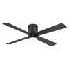 Kwartet 52 in. Indoor/Outdoor Black Ceiling Fan with Light by FANIMATION