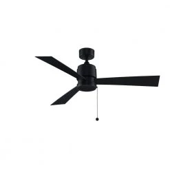 Zonix Wet 52 in. Indoor/Outdoor Black Ceiling Fan with Black Blades by FANIMATION