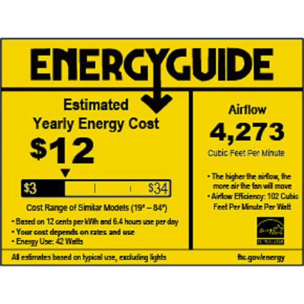 Levon AC 63 in. Black Ceiling Fan with Black Blades by FANIMATION 2 Levon AC 63 in. Black Ceiling Fan with Black Blades by FANIMATION - Image 2