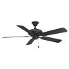 Edgewood 52 52 in. Indoor/Outdoor Black Ceiling Fan by FANIMATION