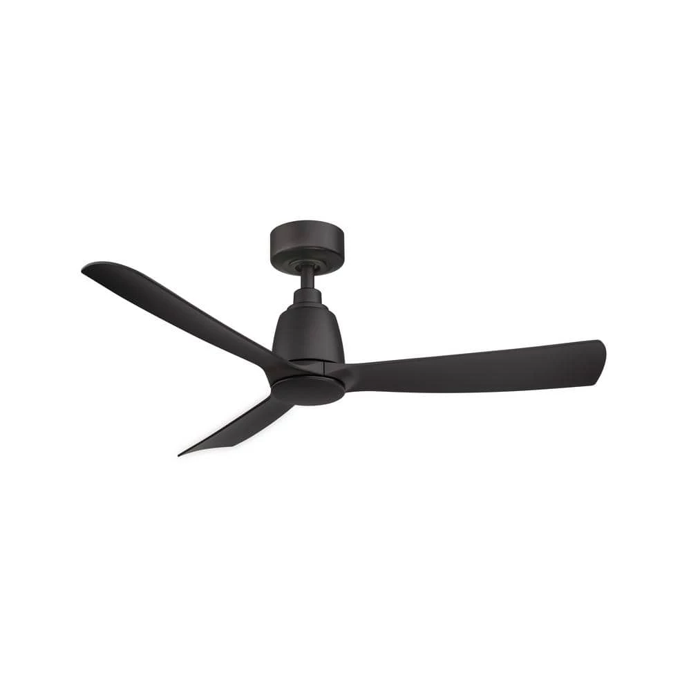 Kute 44 in. Indoor/Outdoor Black Ceiling Fan with Remote Control and DC Motor by FANIMATION 1 Kute 44 in. Indoor/Outdoor Black Ceiling Fan with Remote Control and DC Motor by FANIMATION