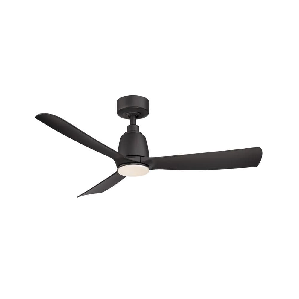 Kute 44 in. Indoor/Outdoor Black Ceiling Fan with Remote Control and DC Motor by FANIMATION 2 Kute 44 in. Indoor/Outdoor Black Ceiling Fan with Remote Control and DC Motor by FANIMATION - Image 2