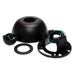 Black 1 in. Sloped Ceiling Kit - Wet Rated by FANIMATION