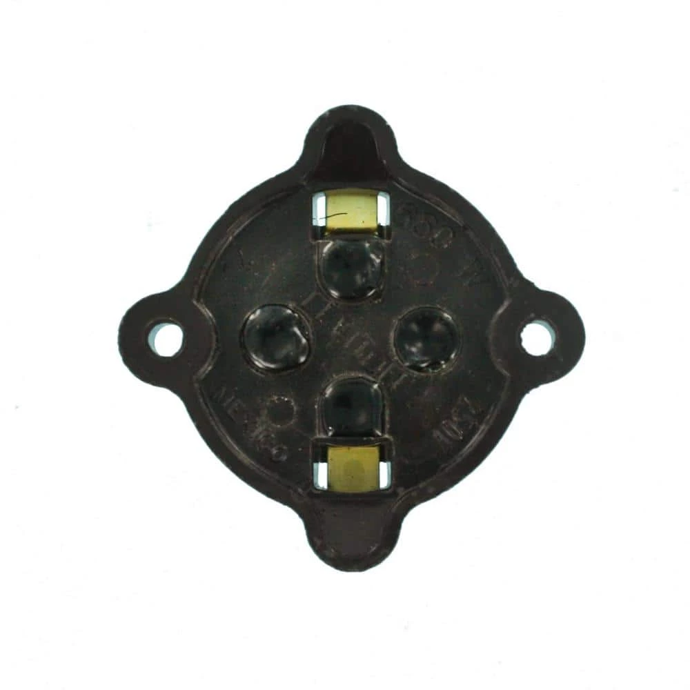 Pony Cleat Style Lamp Holder, Brown by Leviton 4 Pony Cleat Style Lamp Holder, Brown by Leviton - Image 4