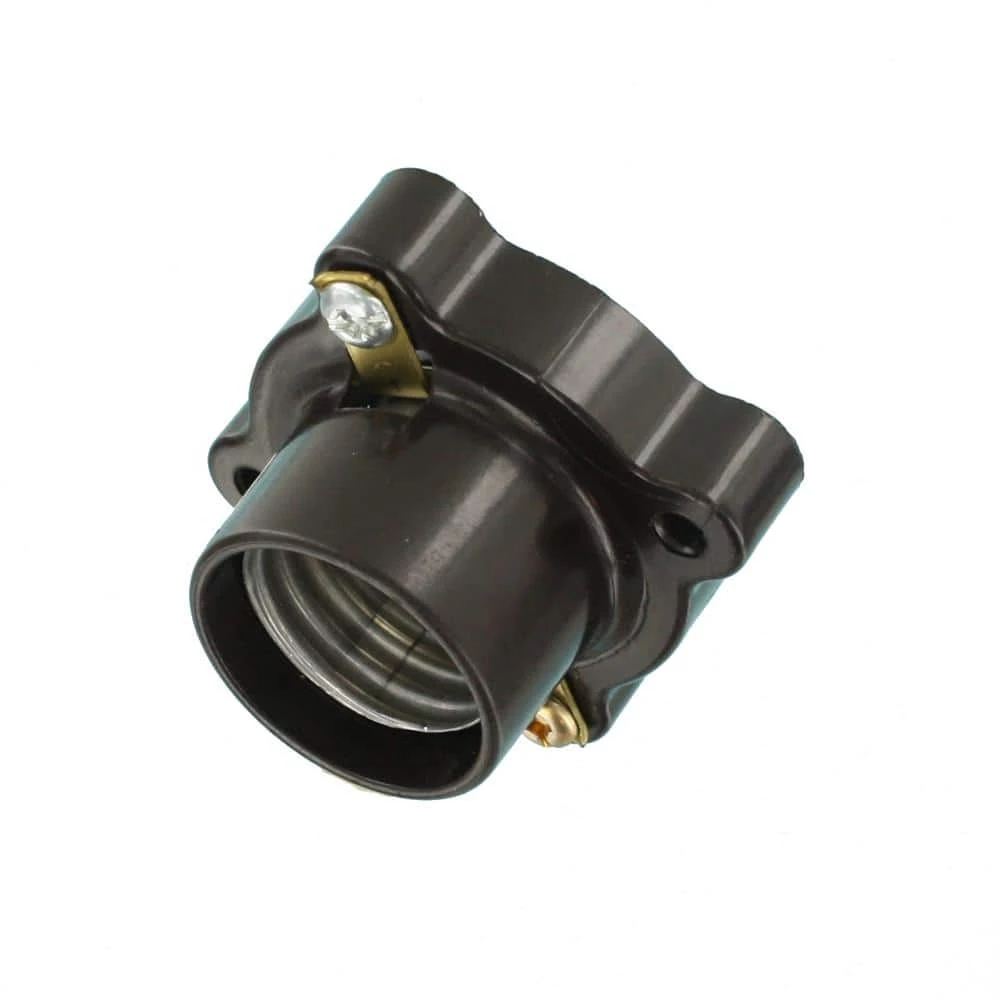 Pony Cleat Style Lamp Holder, Brown by Leviton 3 Pony Cleat Style Lamp Holder, Brown by Leviton - Image 3