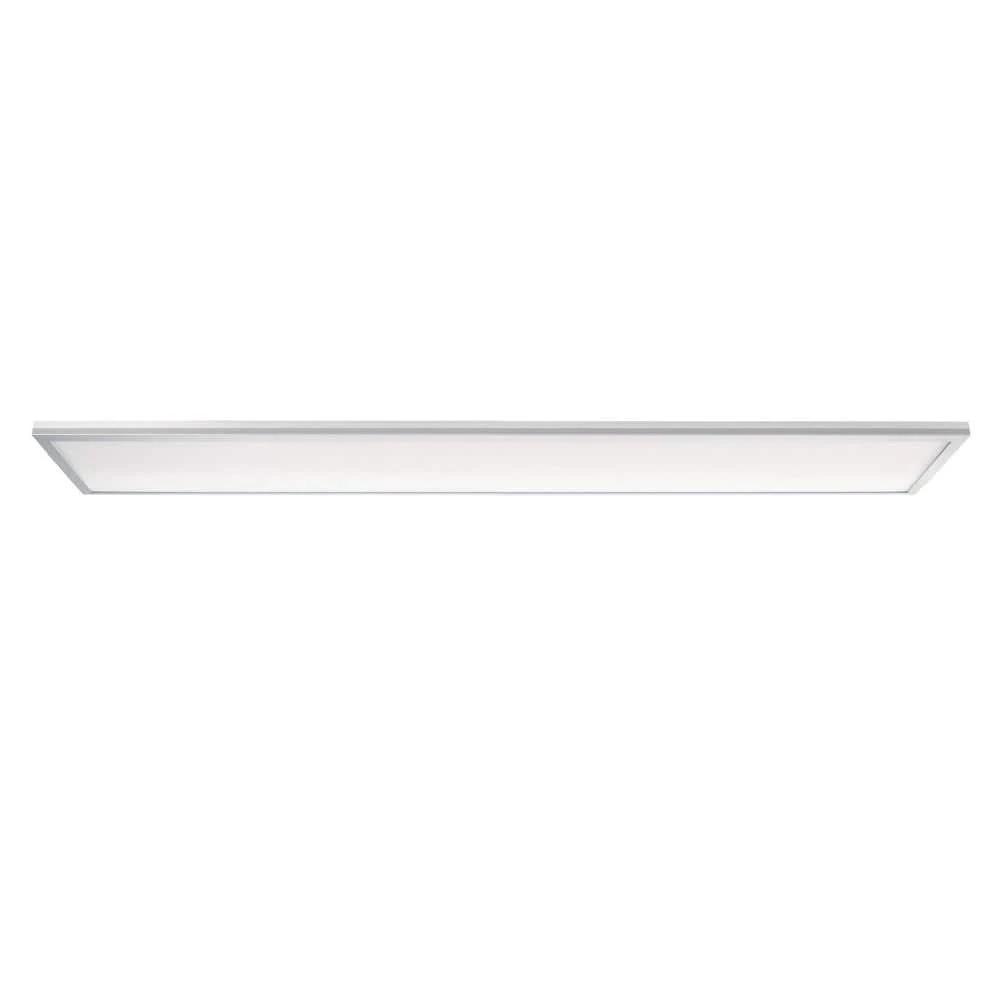 Skytile 40-Watt Brushed Aluminum 1 x 4 Integrated LED Flat Panel Light, Cool White Temperature by Leviton 1 Skytile 40-Watt Brushed Aluminum 1 x 4 Integrated LED Flat Panel Light, Cool White Temperature by Leviton