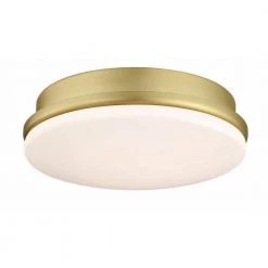 Kute Brushed Satin Brass Ceiling Fan Light Kit by FANIMATION