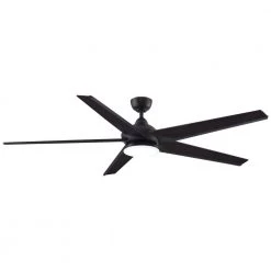 Subtle 72 in. Integrated LED Dark Bronze Ceiling Fan with Light Kit and Remote Control by FANIMATION
