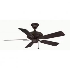 Edgewood 44 44 in. Indoor/Outdoor Dark Bronze with Dark Walnut Blades Ceiling Fan by FANIMATION