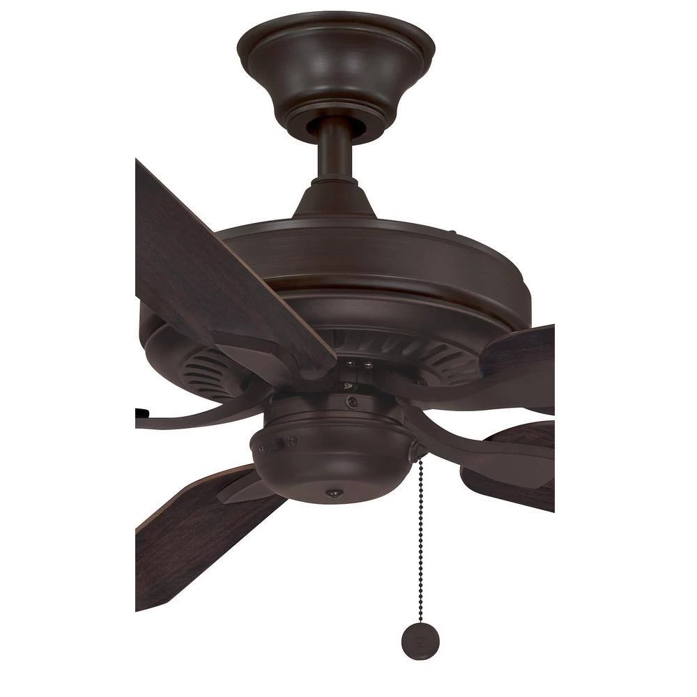 Edgewood 52 52 in. Indoor/Outdoor Dark Bronze with Dark Walnut Blades Ceiling Fan by FANIMATION 2 Edgewood 52 52 in. Indoor/Outdoor Dark Bronze with Dark Walnut Blades Ceiling Fan by FANIMATION - Image 2