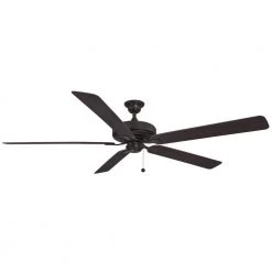 Edgewood 72 72 in. Indoor/Outdoor Dark Bronze with Dark Walnut Blades Ceiling Fan by FANIMATION