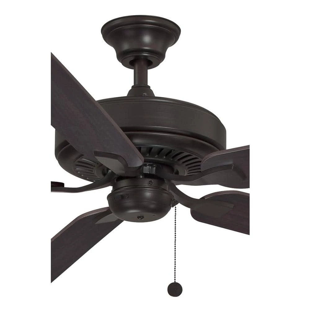 Edgewood 72 72 in. Indoor/Outdoor Dark Bronze with Dark Walnut Blades Ceiling Fan by FANIMATION 2 Edgewood 72 72 in. Indoor/Outdoor Dark Bronze with Dark Walnut Blades Ceiling Fan by FANIMATION - Image 2
