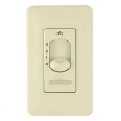 3-Speed Wall Control Non-Reversing Switch, Light Almond by FANIMATION