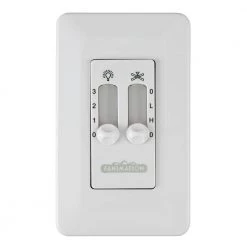 3-Speed Wall Control Non-Reversing Switch, White by FANIMATION