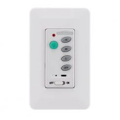 3-Speed Wall Control with Receiver Non-Reversing, White by FANIMATION