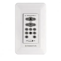 16-Speed DC Motor Wallplate Switch, Gray White by FANIMATION