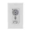 6-Speed DC Motor Wallplate Switch, White by FANIMATION