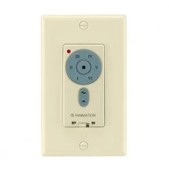 6-Speed DC Motor Wall Switch, Off-White by FANIMATION