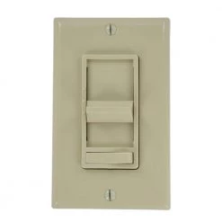 FANIMATION Shop 15 1.5 Amp Decora SureSlide 3-Way Slide Step Fan Speed Control, Ivory by Leviton