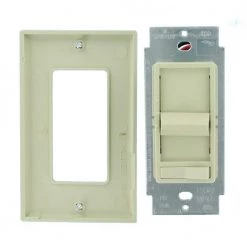 1.5 Amp Decora SureSlide 3-Way Slide Step Fan Speed Control, Ivory by Leviton -FANIMATION Shop ivory leviton ceiling fan switches 6629 3i 66 1000
