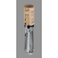 75W Candelabra Base One-Piece Single Circuit Keyless Hickey Mount Phenolic Incandescent Lampholder, Black by Leviton