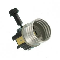 Medium Base Phenolic Aluminum Screw Lampholder Shell, Aluminum by Leviton 7 Medium Base Phenolic Aluminum Screw Lampholder Shell, Aluminum by Leviton -FANIMATION Shop leviton lamp accessories 10083 m a0 1000