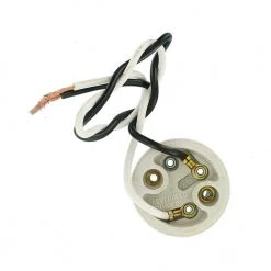 660W Medium Base One-Piece Single Circuit Keyless Glazed Porcelain Incandescent Lampholder, White by Leviton 7 660W Medium Base One-Piece Single Circuit Keyless Glazed Porcelain Incandescent Lampholder, White by Leviton -FANIMATION Shop leviton lamp accessories 10085 5 1d 1000