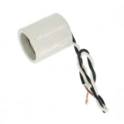 660W Medium Base One-Piece Single Circuit Keyless Glazed Porcelain Incandescent Lampholder, White by Leviton 6 660W Medium Base One-Piece Single Circuit Keyless Glazed Porcelain Incandescent Lampholder, White by Leviton -FANIMATION Shop leviton lamp accessories 10085 5 a0 1000