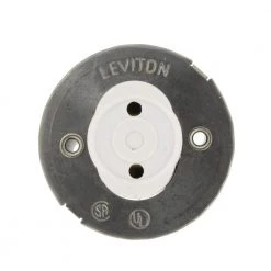 Lampholder For Medium Bipin, Snap-In with Quickwire by Leviton
