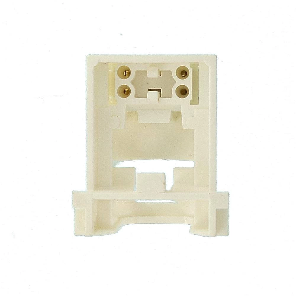 120W Long T-8 to T-5 Adapter Medium to Miniature Base T5 Bi-Pin Slide-On Fluorescent Lampholder, White by Leviton 5 120W Long T-8 to T-5 Adapter Medium to Miniature Base T5 Bi-Pin Slide-On Fluorescent Lampholder, White by Leviton - Image 5