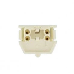 120W Low Profile Miniature Base T5 Bi Pin Lamp Center Snap-In/Slide-On Fluorescent Lampholder, White by Leviton -FANIMATION Shop leviton lamp accessories 13654 swp c3 1000