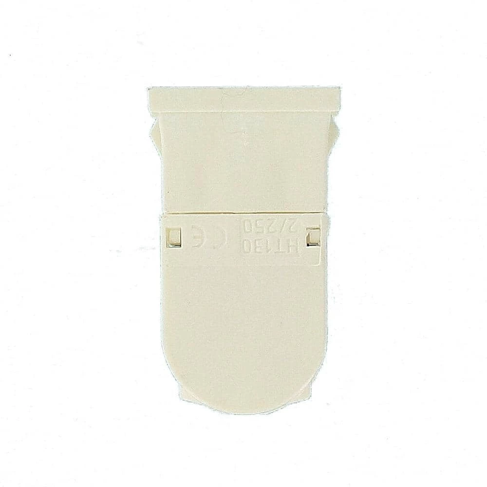 120W Tall Profile Miniature Base T5 Bi Pin Lamp Center Snap-In/Slide-On Twist-In Linear Fluorescent Lampholder, White by Leviton 4 120W Tall Profile Miniature Base T5 Bi Pin Lamp Center Snap-In/Slide-On Twist-In Linear Fluorescent Lampholder, White by Leviton - Image 4