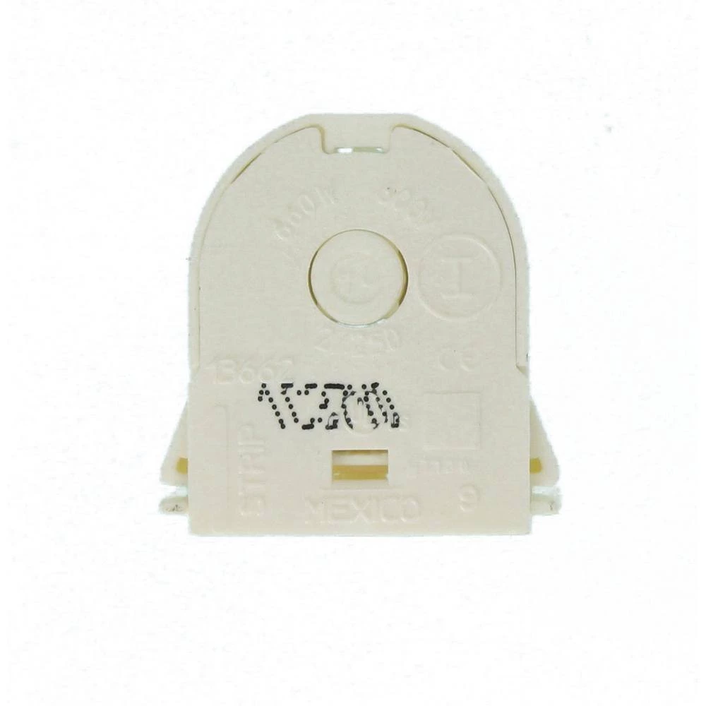 660W Short Profile Small Bi-Pin Lamp Center for T-8 Lamps Slide-On Non Shunted Bottom Load Linear Fluorescent Lampholder by Leviton 4 660W Short Profile Small Bi-Pin Lamp Center for T-8 Lamps Slide-On Non Shunted Bottom Load Linear Fluorescent Lampholder by Leviton - Image 4