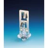 Stainless Steel Snap-In Lamp End Support Clip for Horizontal Mount 2G11 Twin Tube Fluorescent Lampholders by Leviton
