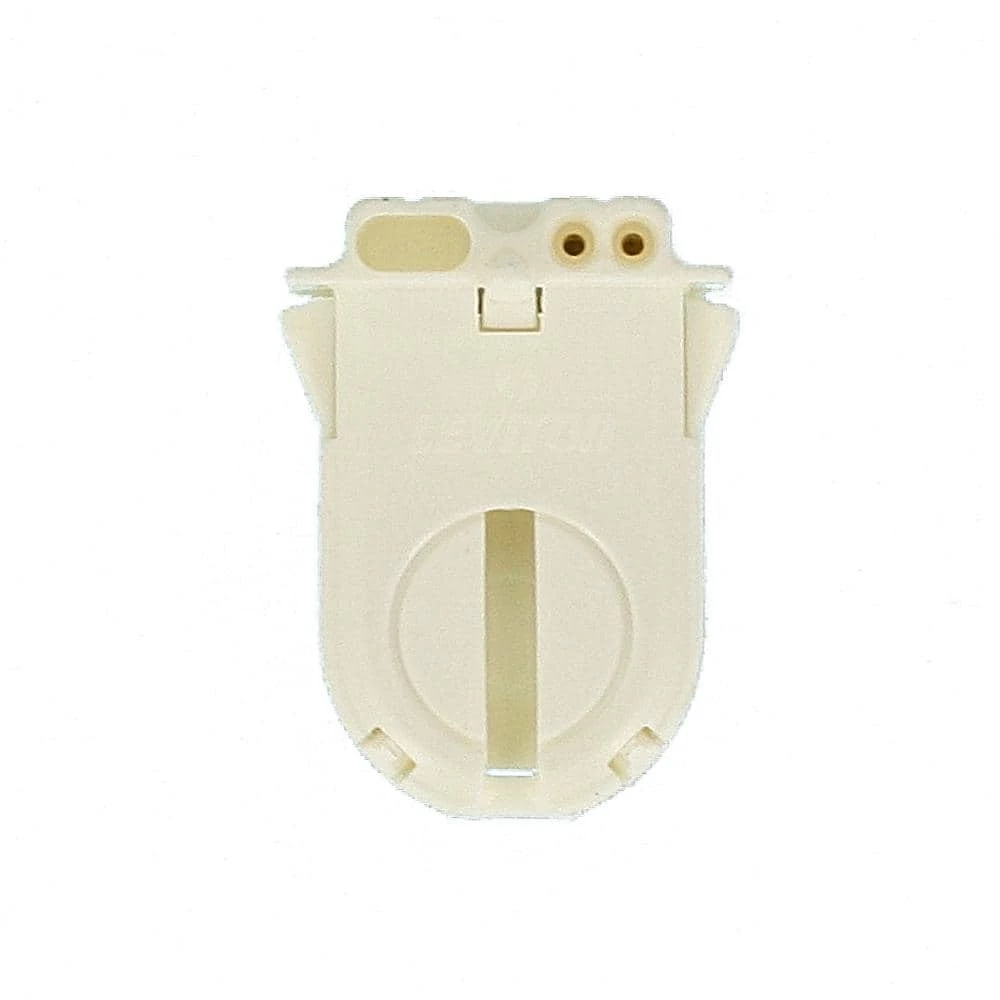 660W Medium Base T-8/T-12 Bi-Pin Turn Type Snap-In/Slide-On Lamp-Lock Linear Fluorescent Lampholder, White by Leviton 2 660W Medium Base T-8/T-12 Bi-Pin Turn Type Snap-In/Slide-On Lamp-Lock Linear Fluorescent Lampholder, White by Leviton - Image 2