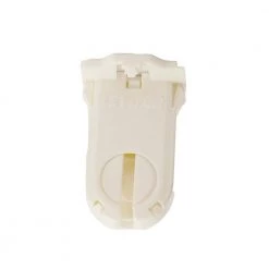 660W Tall Profile Medium Bi-Pin Lamp Center for T-8 and T-12 Lamps Slide-On Linear Fluorescent Lampholder, White by Leviton