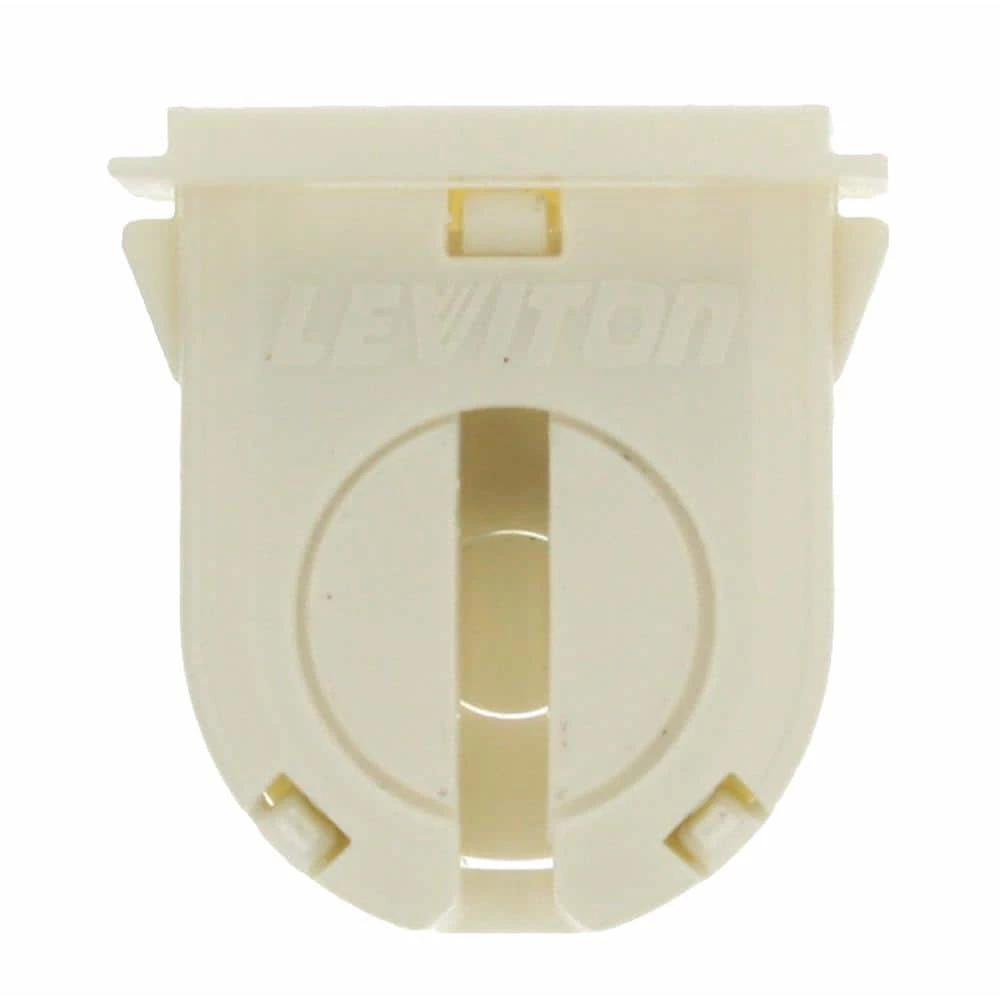 660W Low Profile Small Bi-Pin Lamp Center for T-8 Lamps Slide-On Lamp-Lock Linear Fluorescent Lampholder, White by Leviton 1 660W Low Profile Small Bi-Pin Lamp Center for T-8 Lamps Slide-On Lamp-Lock Linear Fluorescent Lampholder, White by Leviton
