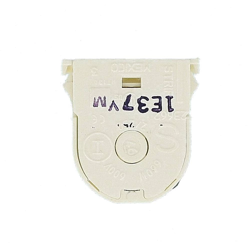 660W Low Profile Small Bi-Pin Lamp Center for T-8 Lamps Snap-In Lamp-Lock Linear Fluorescent Lampholder, White by Leviton 4 660W Low Profile Small Bi-Pin Lamp Center for T-8 Lamps Snap-In Lamp-Lock Linear Fluorescent Lampholder, White by Leviton - Image 4