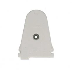 660-Watt White Slimline Base Single Pin Pedestal Slide-On Lock-On Plunger Standard Fluorescent Lampholder by Leviton -FANIMATION Shop leviton lamp accessories 2536 1d 1000