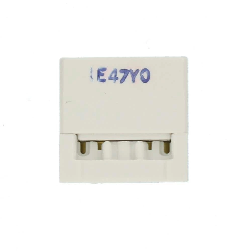 660-Watt White Slimline Base Single Pin Pedestal Slide-On Lock-On Stationary Standard Fluorescent Lampholder by Leviton 5 660-Watt White Slimline Base Single Pin Pedestal Slide-On Lock-On Stationary Standard Fluorescent Lampholder by Leviton - Image 5