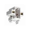75W G23 and G23-2 Lamp Base 5W/7W 2-Pin Snap-In Compact Fluorescent Lampholder, White by Leviton