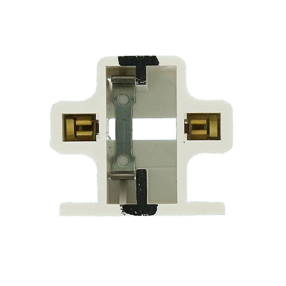 75W GX23 and GX23-2 Lamp Base 13-Watt 2-Pin Screw-Down Compact Fluorescent Lampholder, White by Leviton 2 75W GX23 and GX23-2 Lamp Base 13-Watt 2-Pin Screw-Down Compact Fluorescent Lampholder, White by Leviton - Image 2