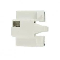 75W GX23 Lamp Base 13W 2-Pin Snap-In Compact Fluorescent Lampholder, White with Black by Leviton -FANIMATION Shop leviton lamp accessories 26720 300 c3 1000