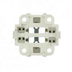 75W GX24q-4 Lamp Base 42W 4-Pin Snap-In Compact Fluorescent Lampholder, White with Yellow by Leviton -FANIMATION Shop leviton lamp accessories 26725 404 1d 1000