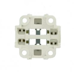 75W G24q-1 Lamp Base 10W/13W 4-Pin Screw-Down Compact Fluorescent Lampholder, White with Black by Leviton 7 75W G24q-1 Lamp Base 10W/13W 4-Pin Screw-Down Compact Fluorescent Lampholder, White with Black by Leviton -FANIMATION Shop leviton lamp accessories 26725 411 1d 1000