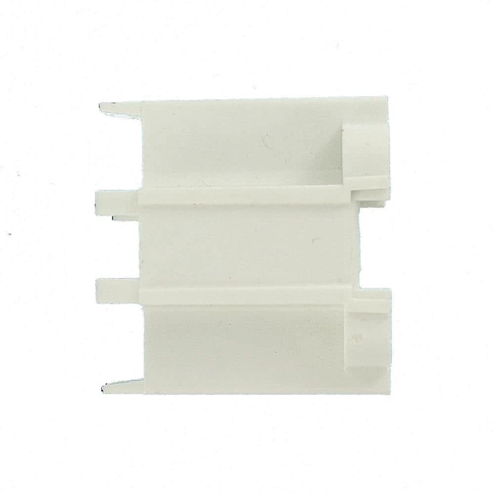 75W G24q-1 Lamp Base 10W/13W 4-Pin Screw-Down Compact Fluorescent Lampholder, White with Black by Leviton 3 75W G24q-1 Lamp Base 10W/13W 4-Pin Screw-Down Compact Fluorescent Lampholder, White with Black by Leviton - Image 3