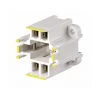 75W GX24q-4 Lamp Base 42W 4-Pin Screw-Down Compact Fluorescent Lampholder, White with Yellow by Leviton