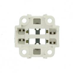 75W GX24q-3 Lamp Base 26W 4-Pin Screw-Down Compact Fluorescent Lampholder, White by Leviton -FANIMATION Shop leviton lamp accessories 26725 419 1d 1000